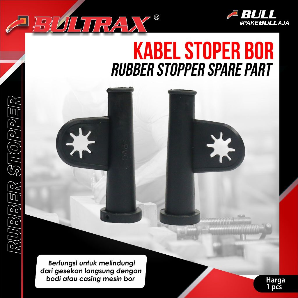 Bull Karet stopper ujung kabel mesin bor