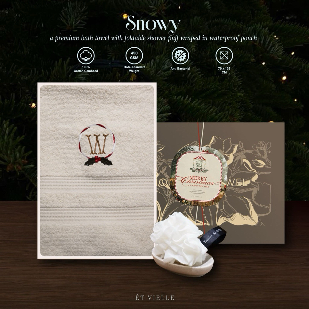 Christmas Hampers | Hampers Natal 2025 Et Vielle  |  Parsel Natal | Handuk bordir | Handuk Mandi | H