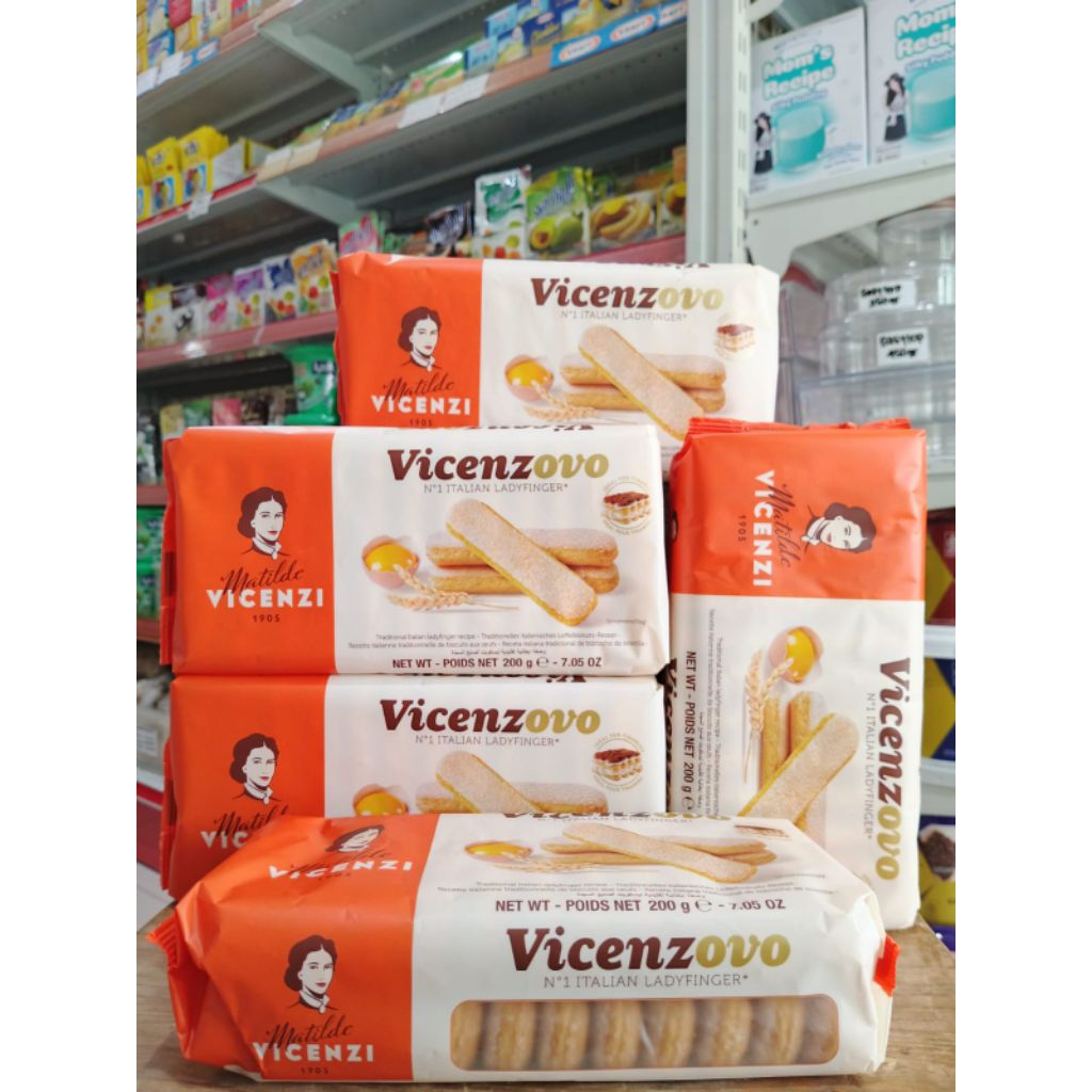 Vicenzo ladyfinger | Lady Finger Vicenzovo Kemasan 200gr | Vicenzovo