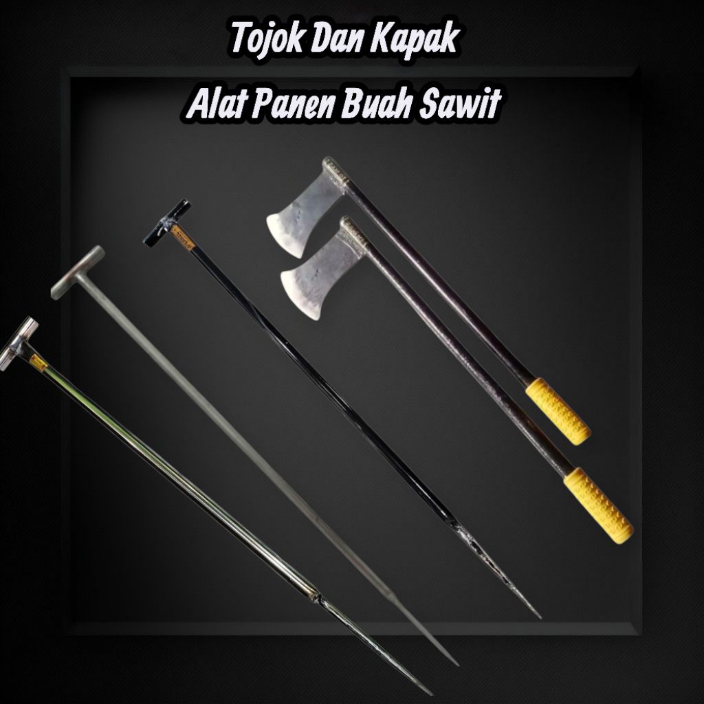 Tojok Sawit Stainless dan Kapak Buah Sawit