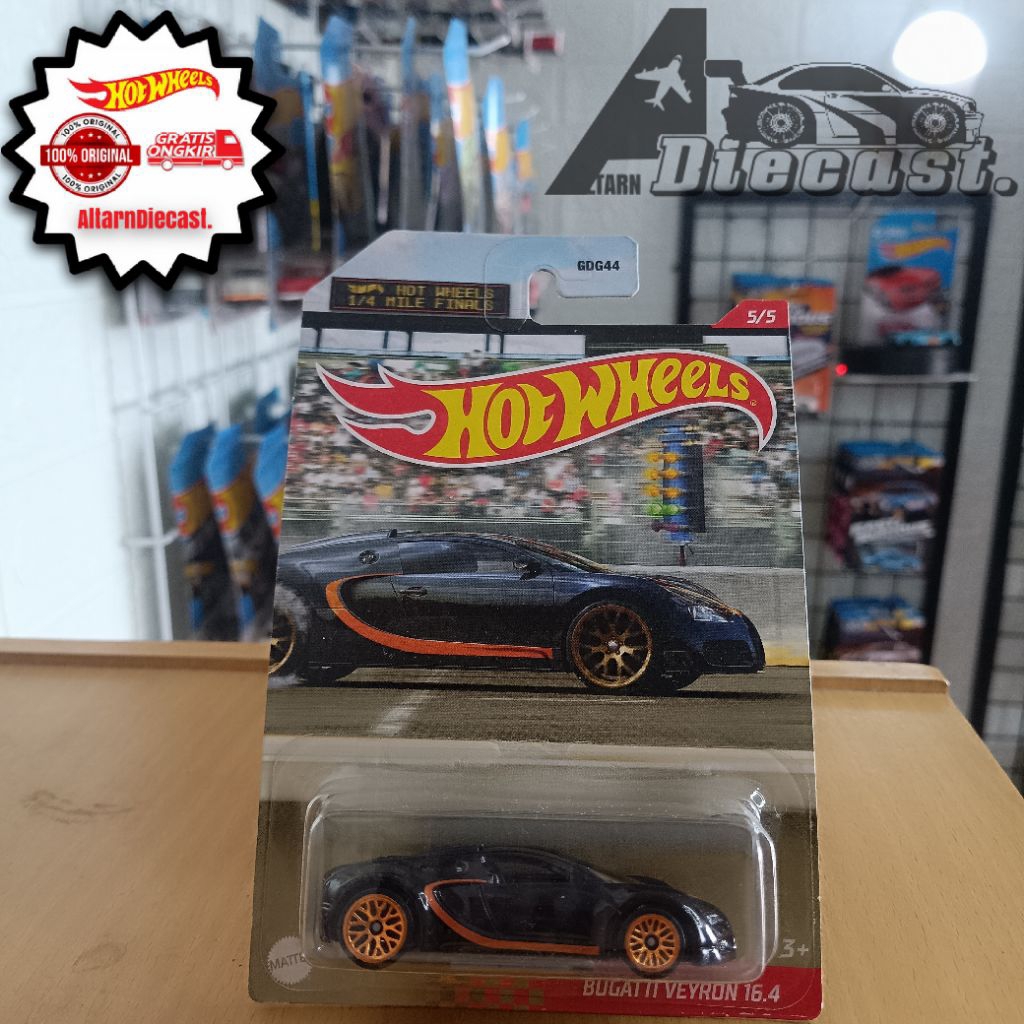 Hot Wheels Buggati Veyron Hitam
