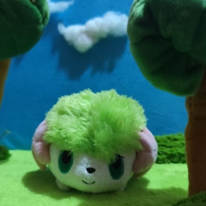 Pokemon Plush Pokedoll - Boneka Pokemon (Shaymin)