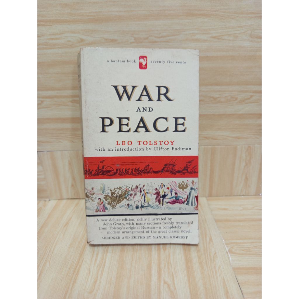 Import War and Peace by Leo Tolstoy