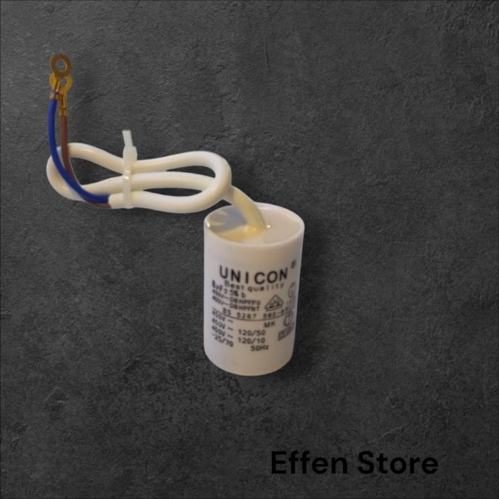 CAPASITOR ORIGINAL 8UF CAPASITOR POMPA AIR