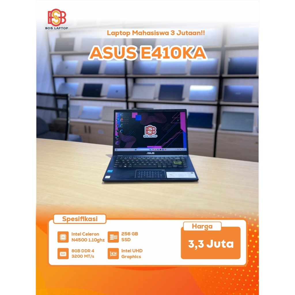 ASUS E410KA INTEL N4500 8/256 GB