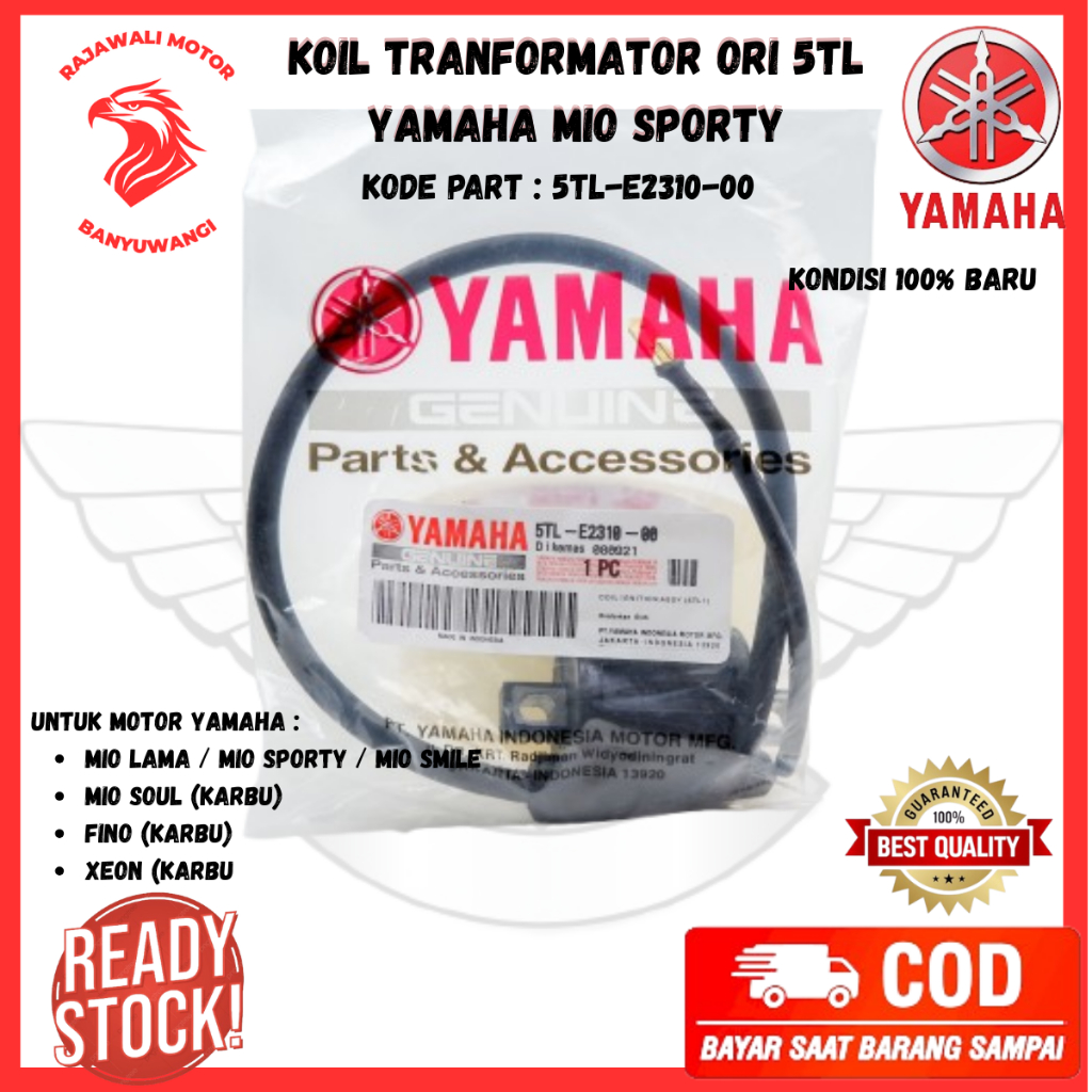 koil mio sporty ori - kuil yamaha mio smile - koil fino karbu - 5TL-E2310-00