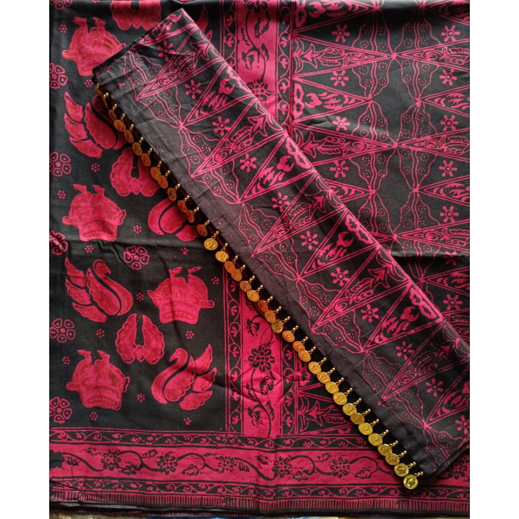 kain batik jambi ori ronce koin emas