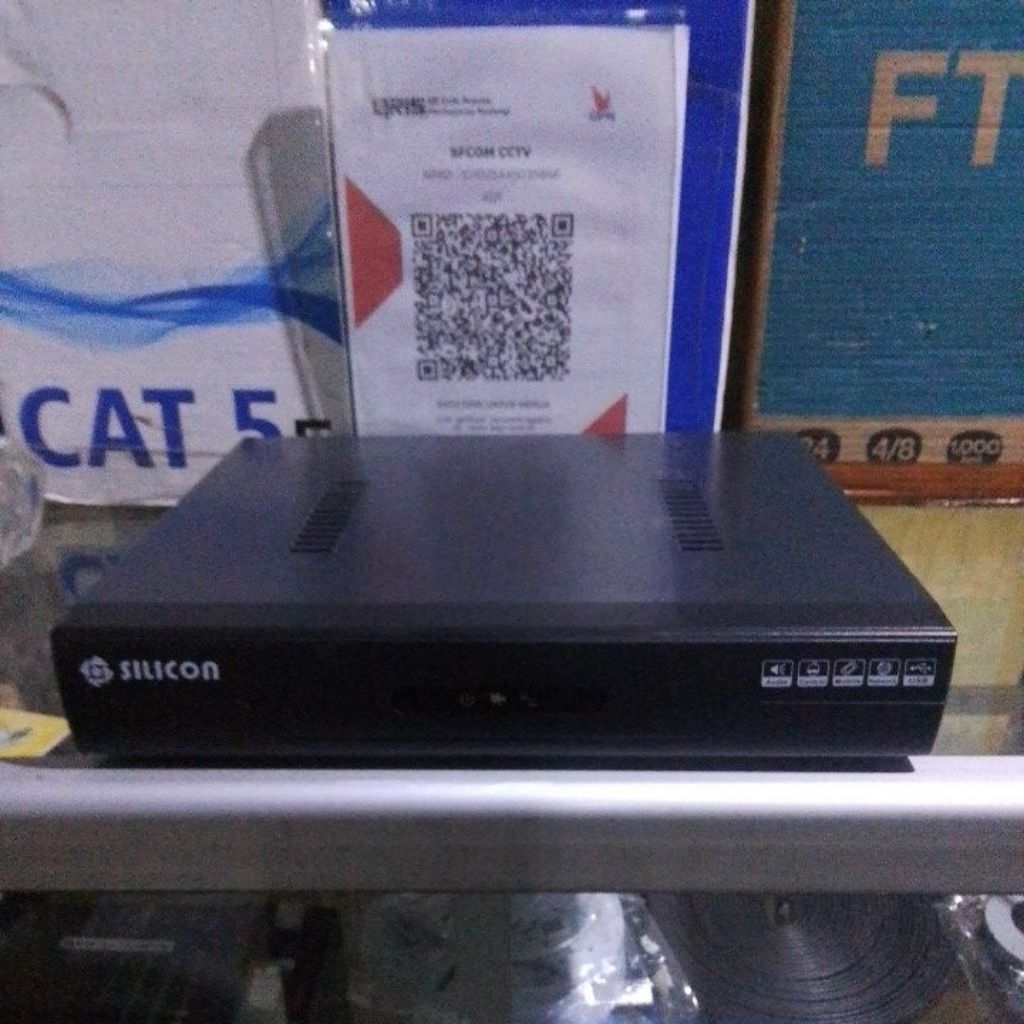 dvr cctv 4 ch silicon