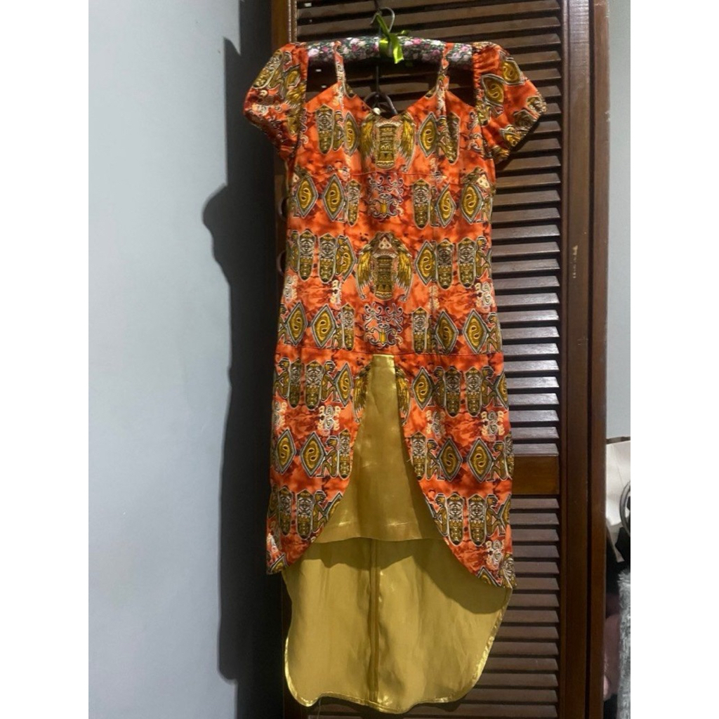 DRESS BATIK PAPUA MIX SATIN