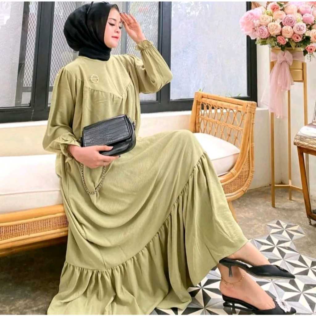 GAMIS KIRANIA LD 120 BAHAN RAYON PREMIUM