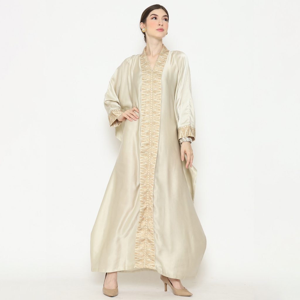 Kanzi Collection Long Sleeve Songket Kaftan