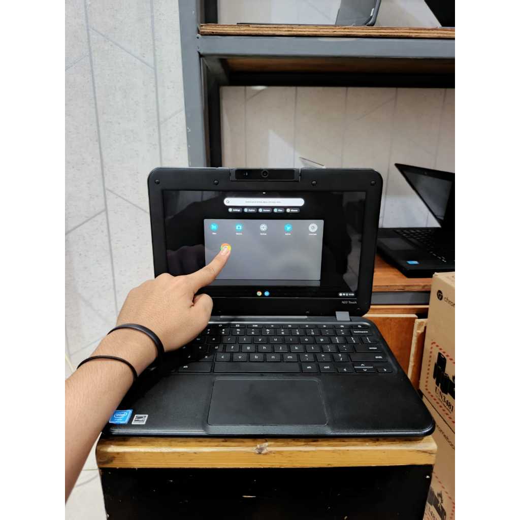 Lenovo ChromeBook N22, #Touchscreen, Celeron N3060, 4/16Gb, Black