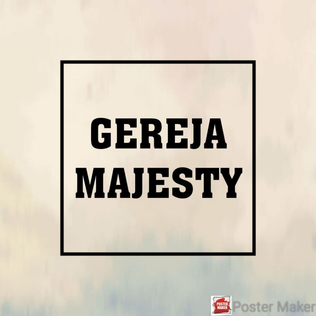 tulisan led reques GEREJA MAJESTY