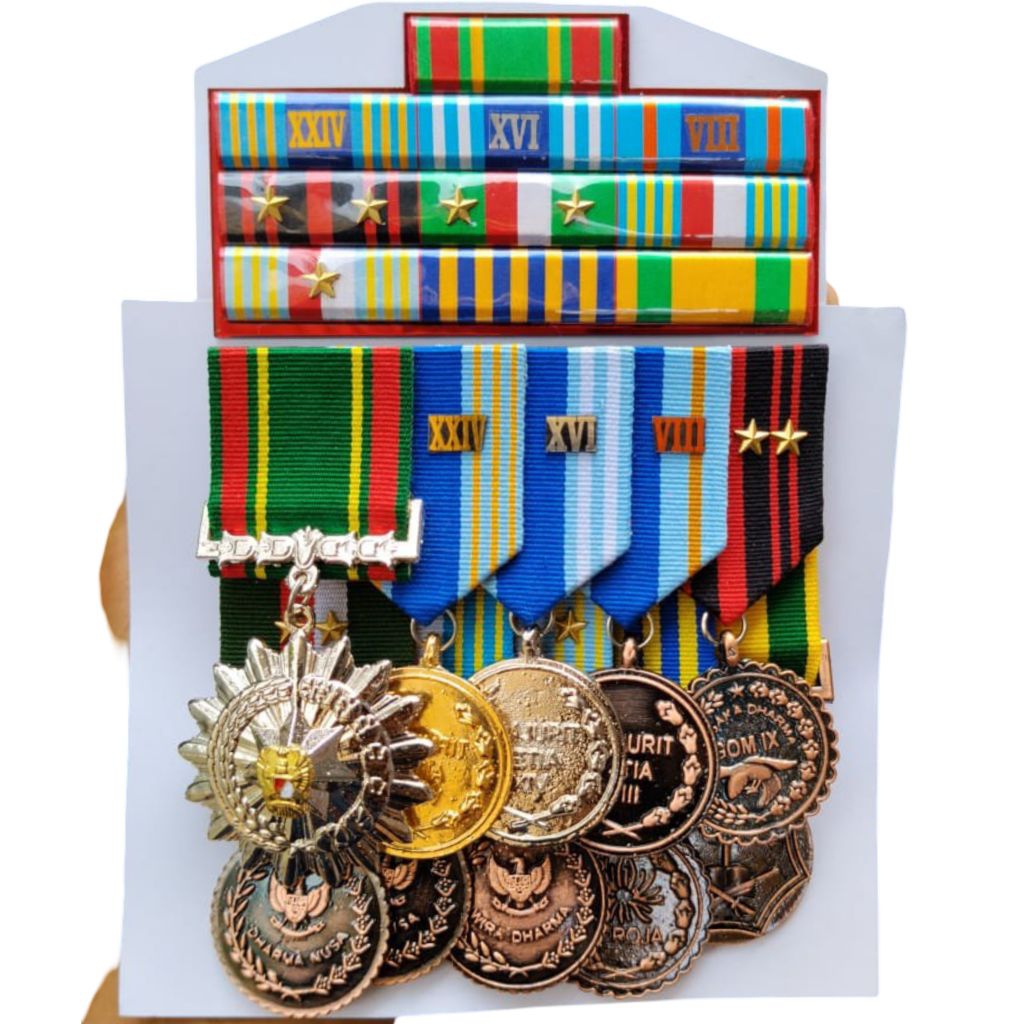 [Aksesoris Original, Premium Watch] PDH dan PDU Medali TANDA JASA, Pakaian Dinas Harian / Upacara, P