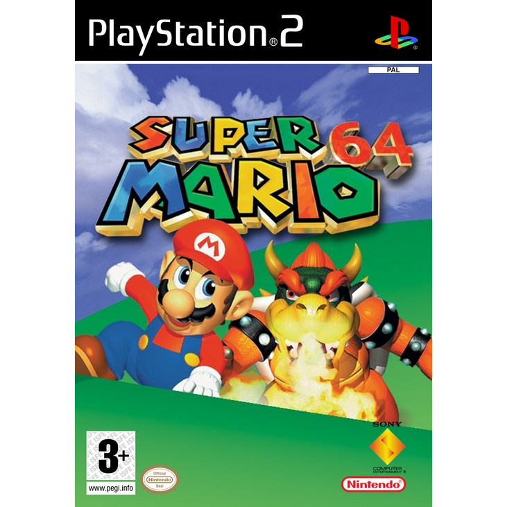KASET DVD GAME PS2: SUPER MARIO 64