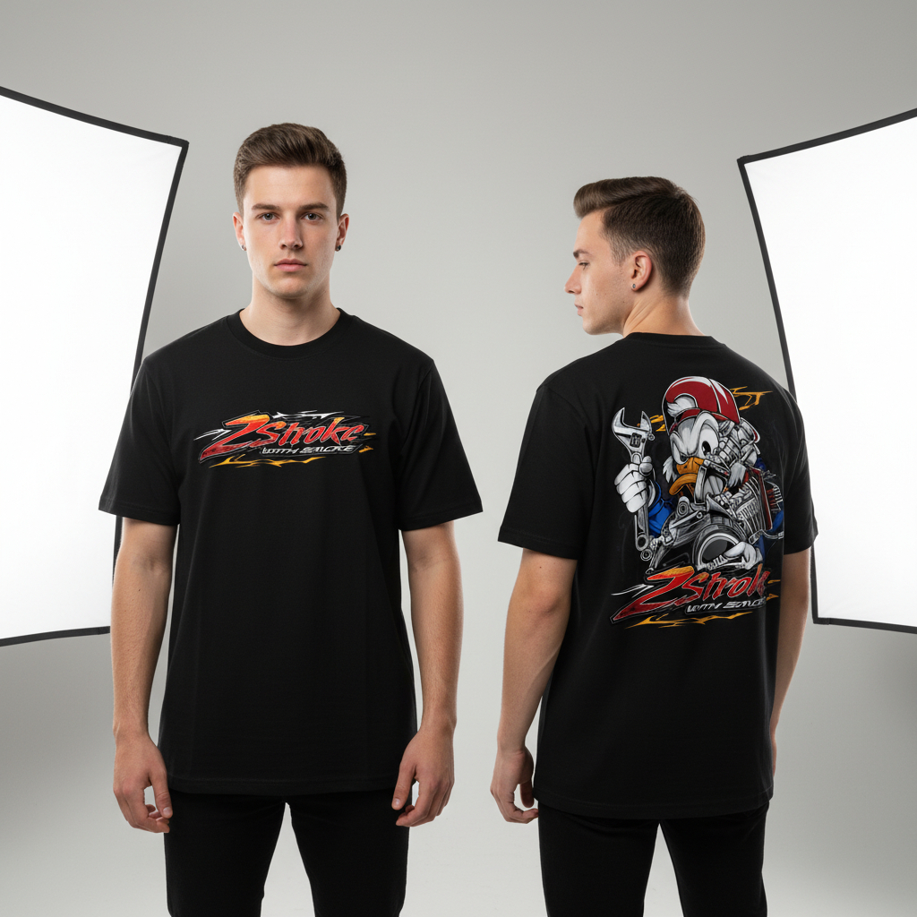 kaos 2Stroke Fizr Atasan Baju Kaos Motor 2Tak Bebek Terbaru
