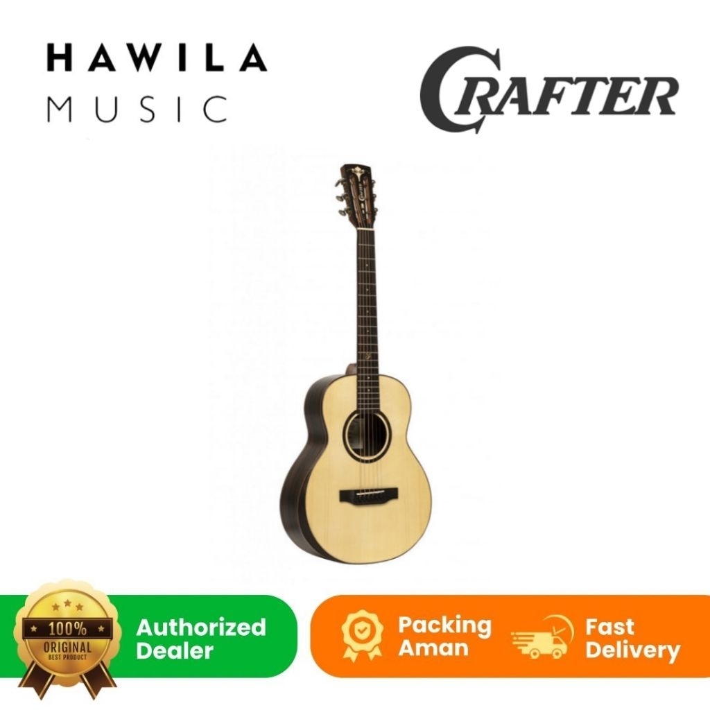 Gitar Akustik Elektrik CRAFTER MINO ROSE Solid Brand Korea