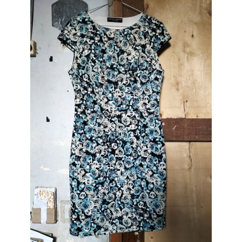 dress bunga flower floral vintage mewah premium elegant korea top atasan wanita blouse rok skirt fla