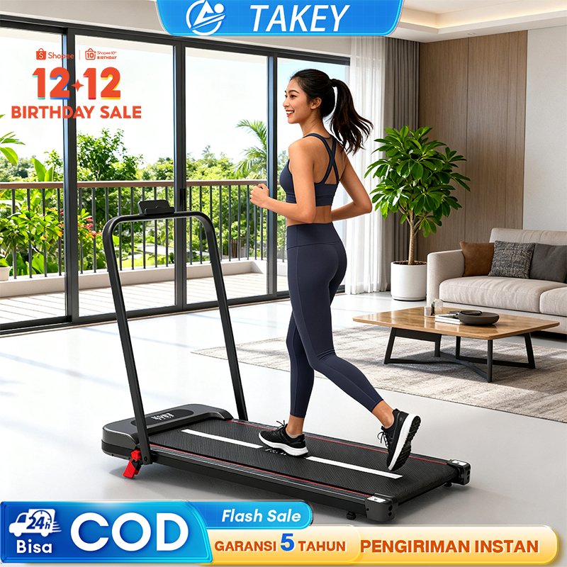 TAKEY  Treadmill Elektrik treadmill lipat treadmill portable Walking Pad Running Pad
