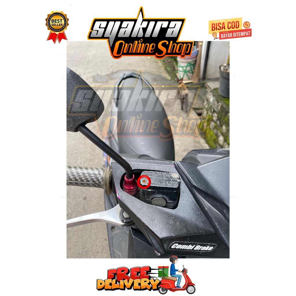BAUT TUTUP MASTER REM ( 1 BAUT ) MODEL SLASH BEAT ESP NEW SCOOPY ESP NEW STREET TAHUN 2015 - 2021 CB