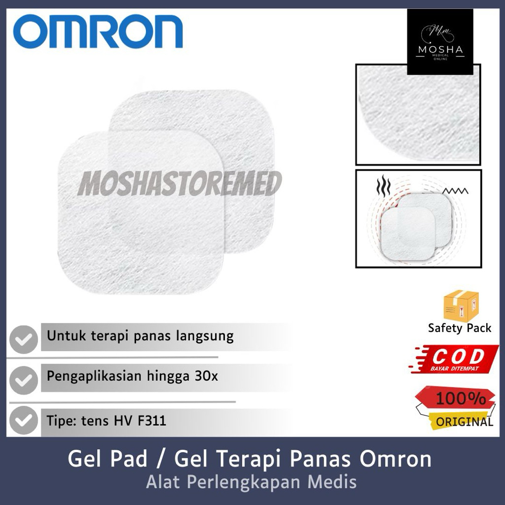 OMRON-Gel Pad Untuk Tens HV F311 (HV-PAD-3AP)