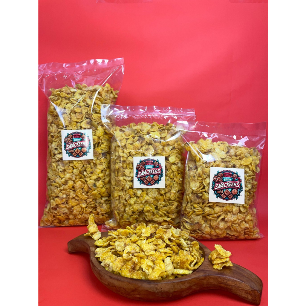 EMPING JAGUNG / JAGUNG GEPREK / KRIPIK JAGUNG / EMPING JAGUNG PEDAS MANIS