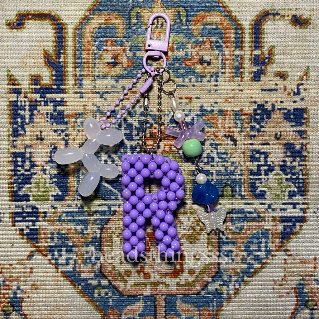 GANTUNGAN HURUF / BAG CHARM ALPHABET / GANTUNGAN TAS HURUF / GANTUNGAN TAS INISIAL / GANTUNGAN KUNCI