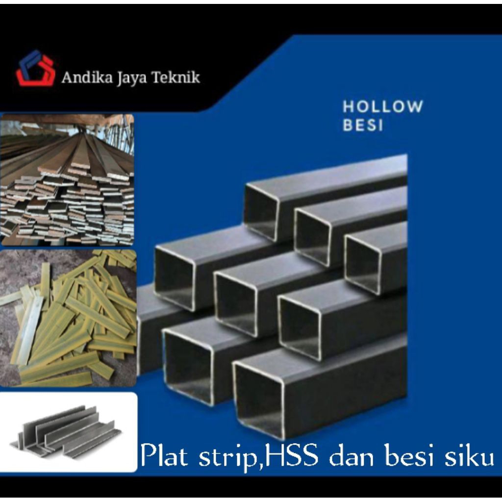 Besi hollow/Plat strip/plat siku dan Bahan pisau plat baja HSS ukuran bervariasi