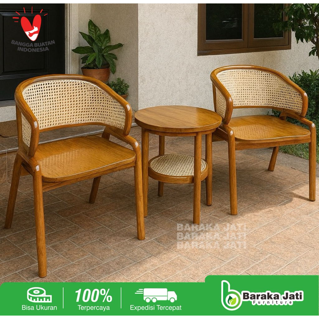 SET KURSI TERAS KURSI TERAS ROTAN KURSI TERAS MINIALIS KURSI TERAS ROTAN MINIMALIS