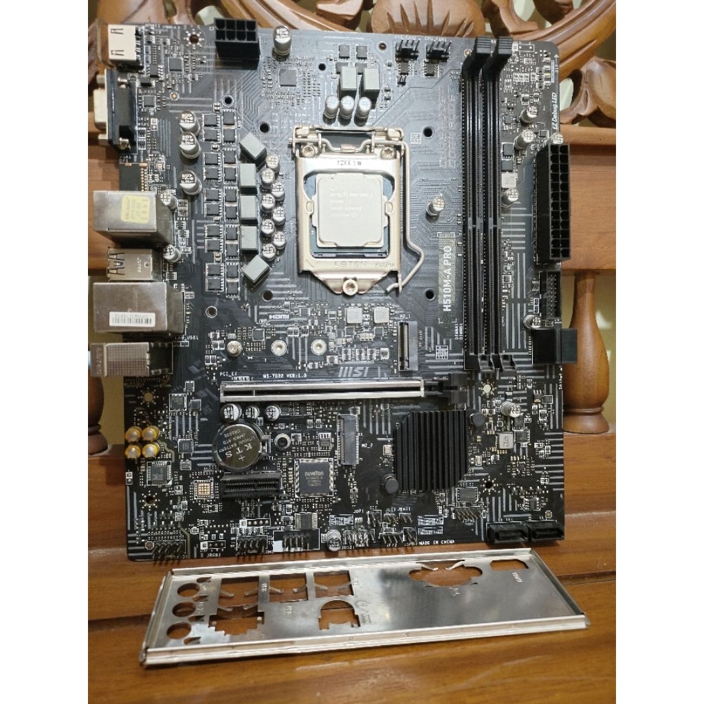 Paket Motheboard MSI H510M-A PRO & Processor Intel Pentium Gold G6400