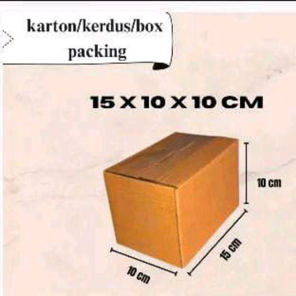 Kardus Packing 15x10x10
