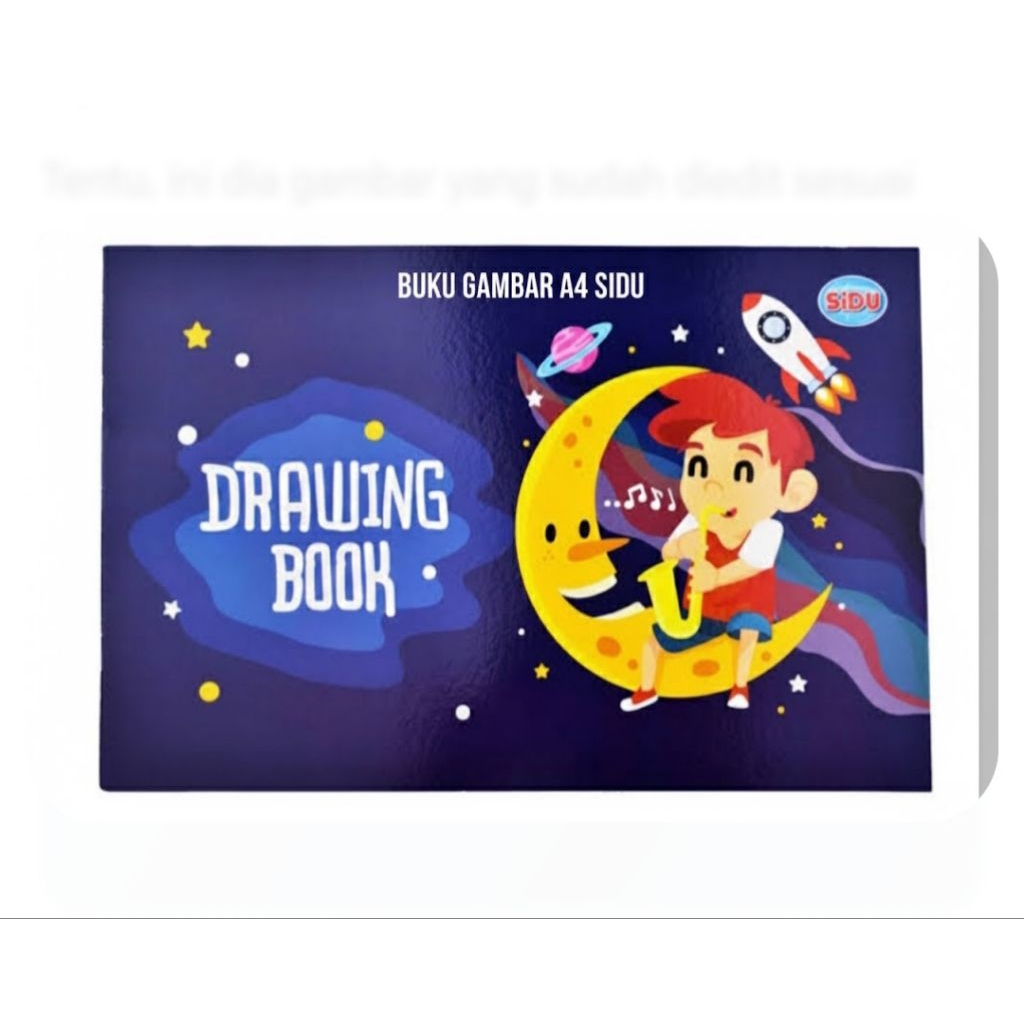 Buku gambar A4 Sidu 2pcs