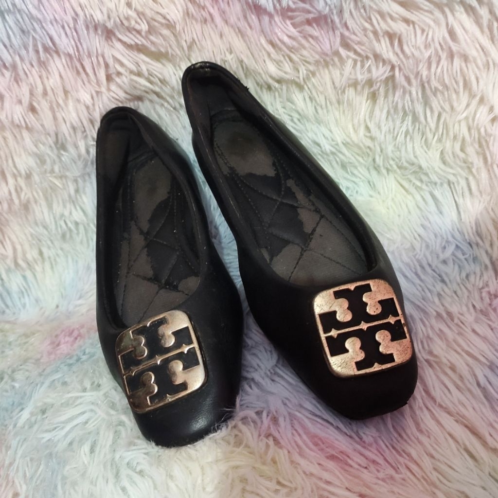 Tory Burch Flat Shoes Black Preloved