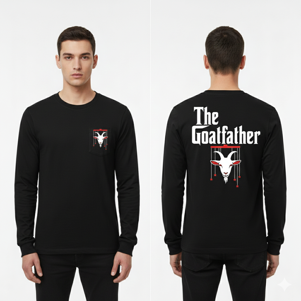 Merchandise Jawara Pisau | Juragan Pisau | Baju Lengan Panjang Unisex Print Dtf Premium Kaos Kata ka