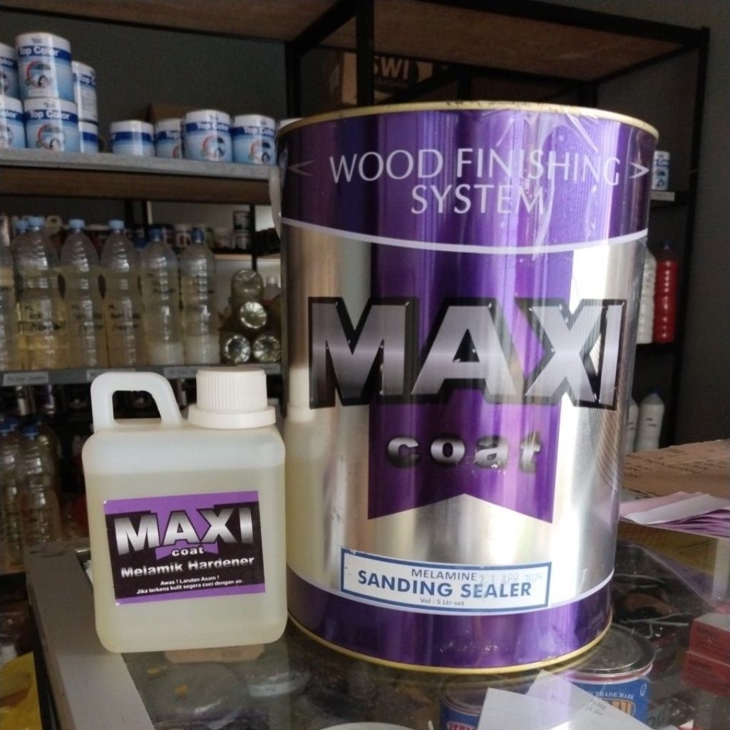 melamine sanding sealer maxi 1 galon 5 liter set