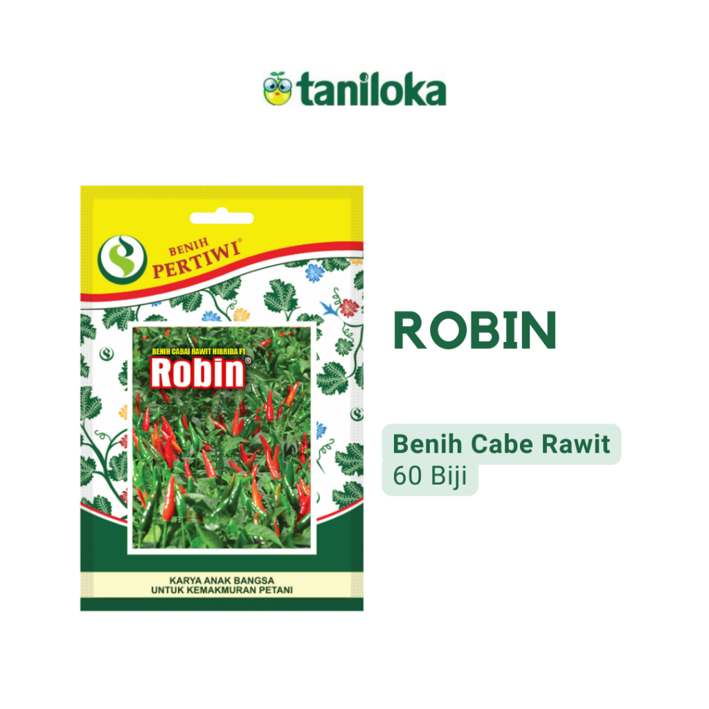 Benih Pertiwi - Benih Cabai Rawit Robin (60 Biji)