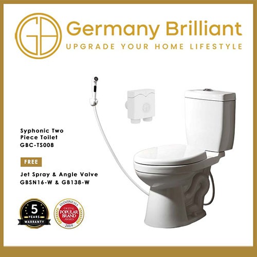 Germany Brilliant Closet Duduk / Kloset Duduk GBC-TS008