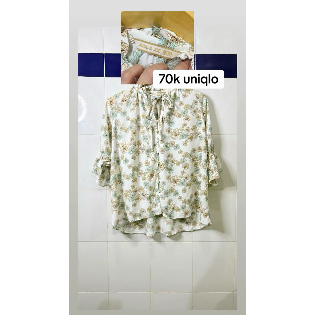 blouse uniqlo paul and joe