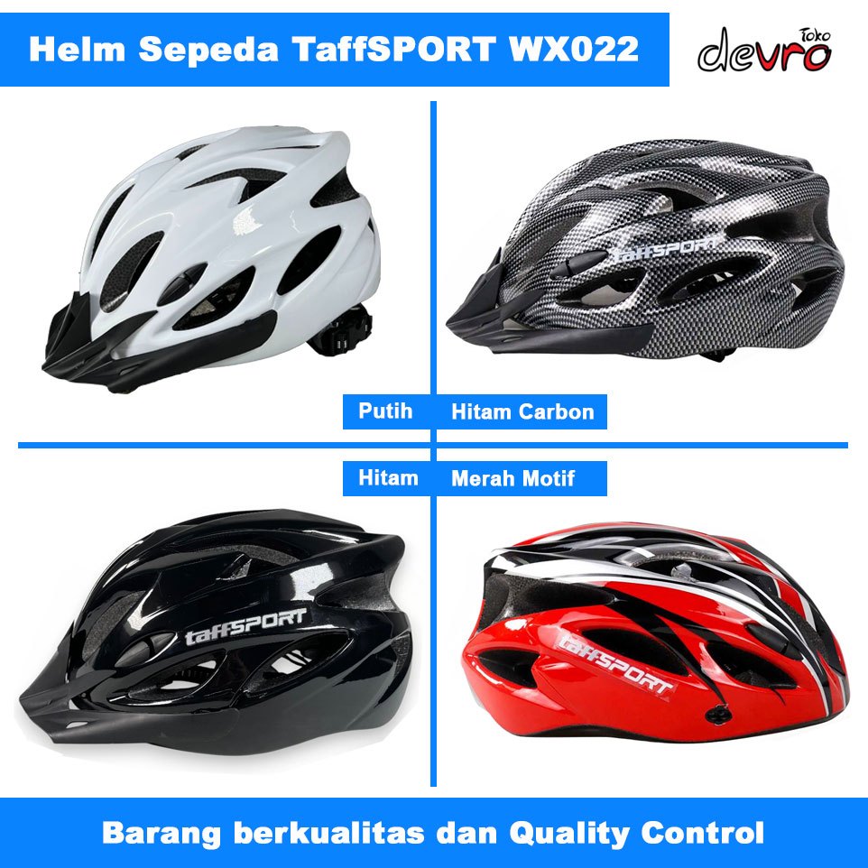 Helm Sepeda Bicycle Road Bike MTB Sepeda lipat Helmet EPS Foam PVC Shell 18 Air Vent - TaffSPORT WX0
