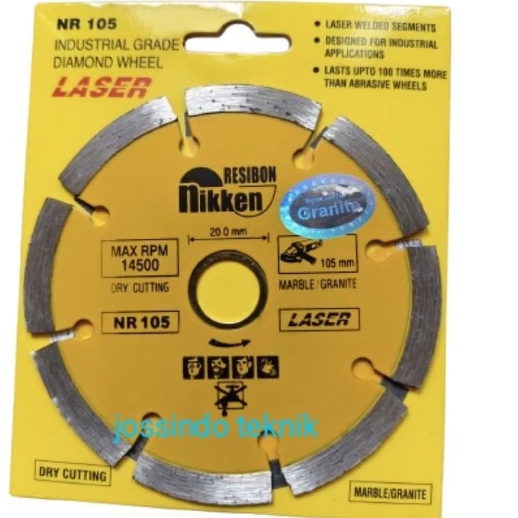 Promo Diamond Wheel Nikken Resibon Dry / Pisau Potong Granit Nikken Resibon Kering