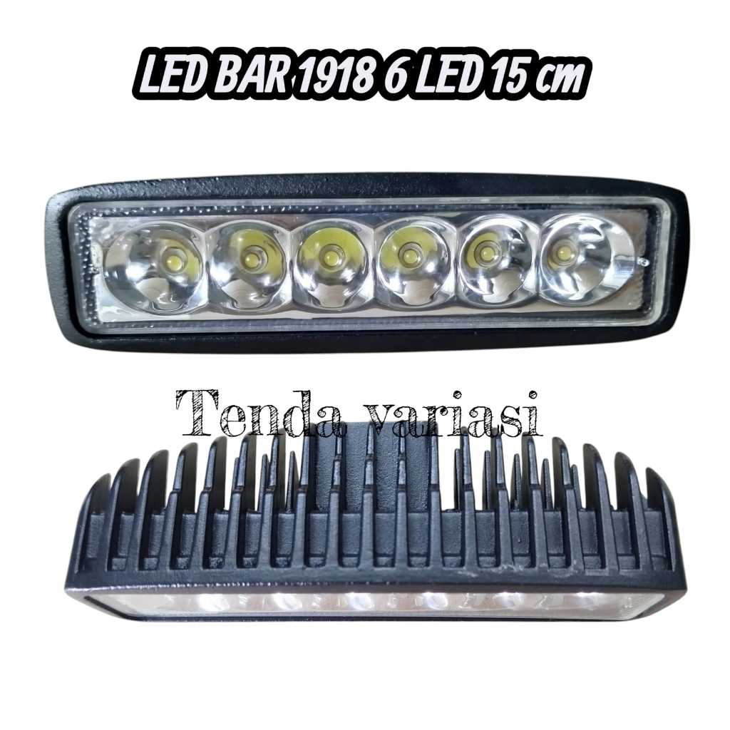 Led Work Light LED BAR 18W Cree Lampu Sorot 12-24volt 15 cm