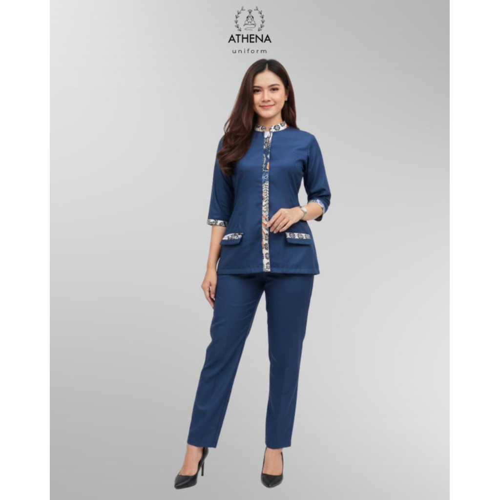 Set Baju Seragam Brilian Series Klinik /Seragam Spa / Seragam klinik kecantikan korea/ Seragam Kerja