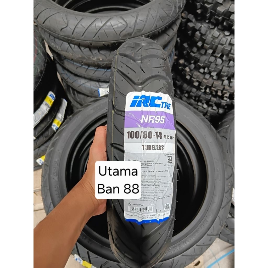 Ban Motor IRC NR95 100/80-14 Tubeless