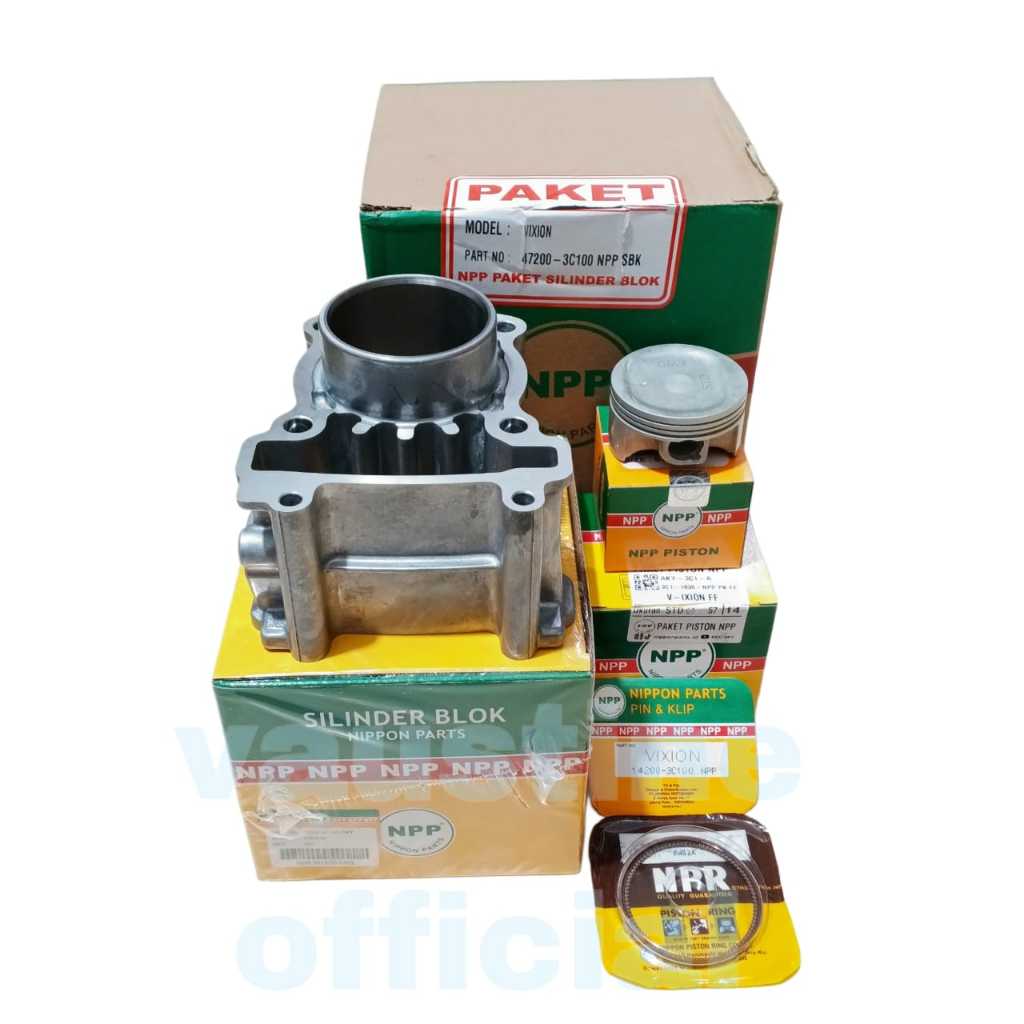 Blok seher boring SIlinder Vixion old lama + piston kit 3C1 Npp