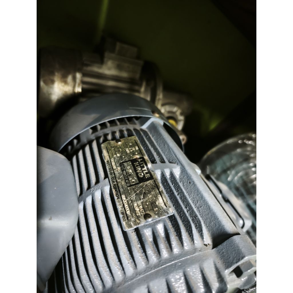 dinamo 1 hp 3 phase little king Japan rpm 1400