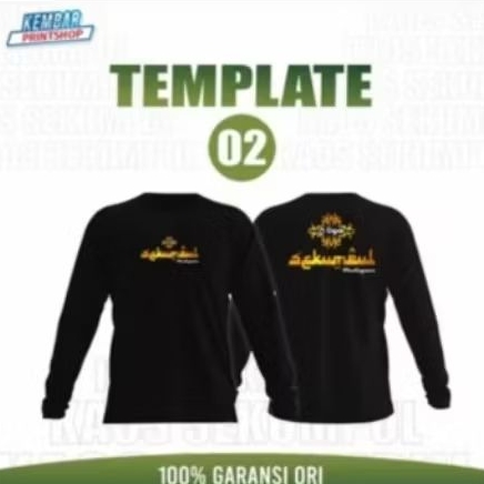 Kaos Lengan Panjang HAUL SEKUMPUL Kaos Distro Unisex