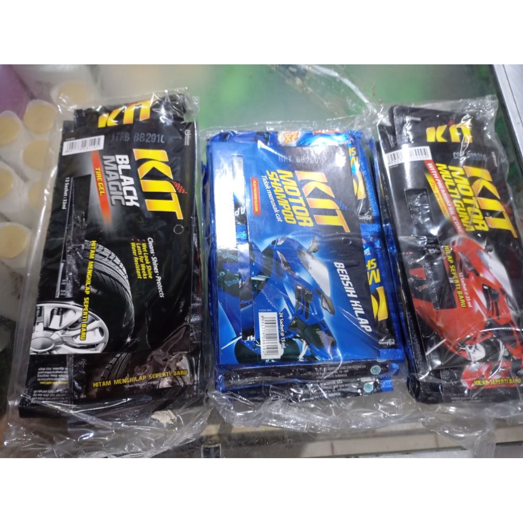 Kit motor pembersih || pengkilap saset || harga 1 pak