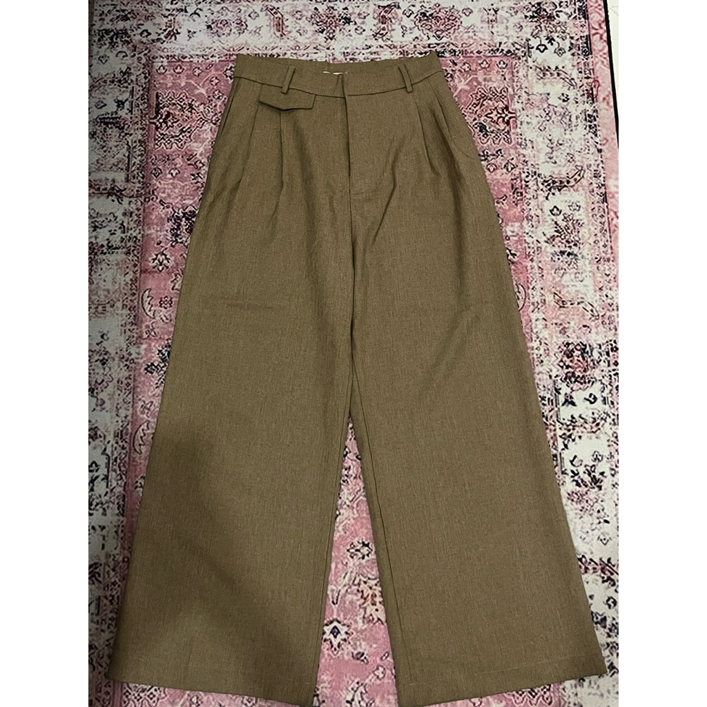 preloved celana wanita - yeona oro pants brown