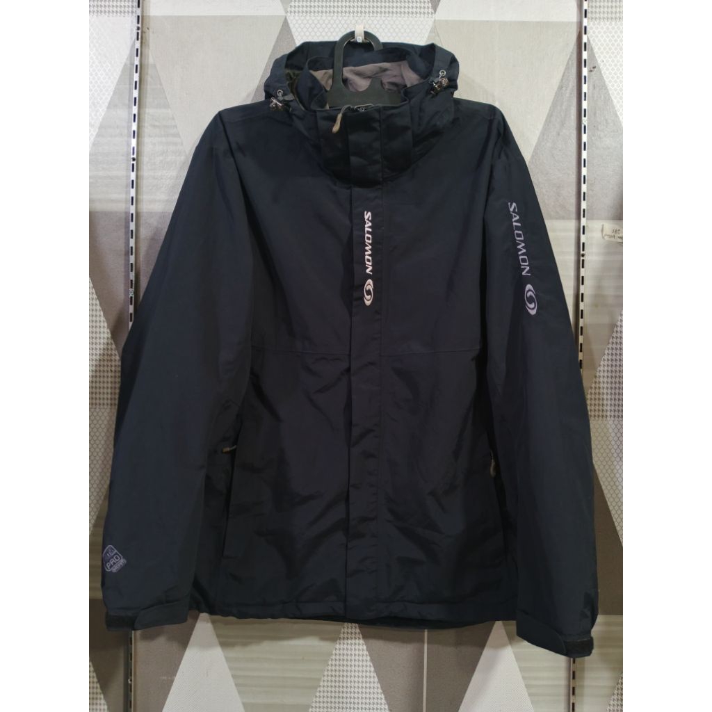 Salomon Climapro Strom Black Hooded Jacket 3 Layer – Gorpcore