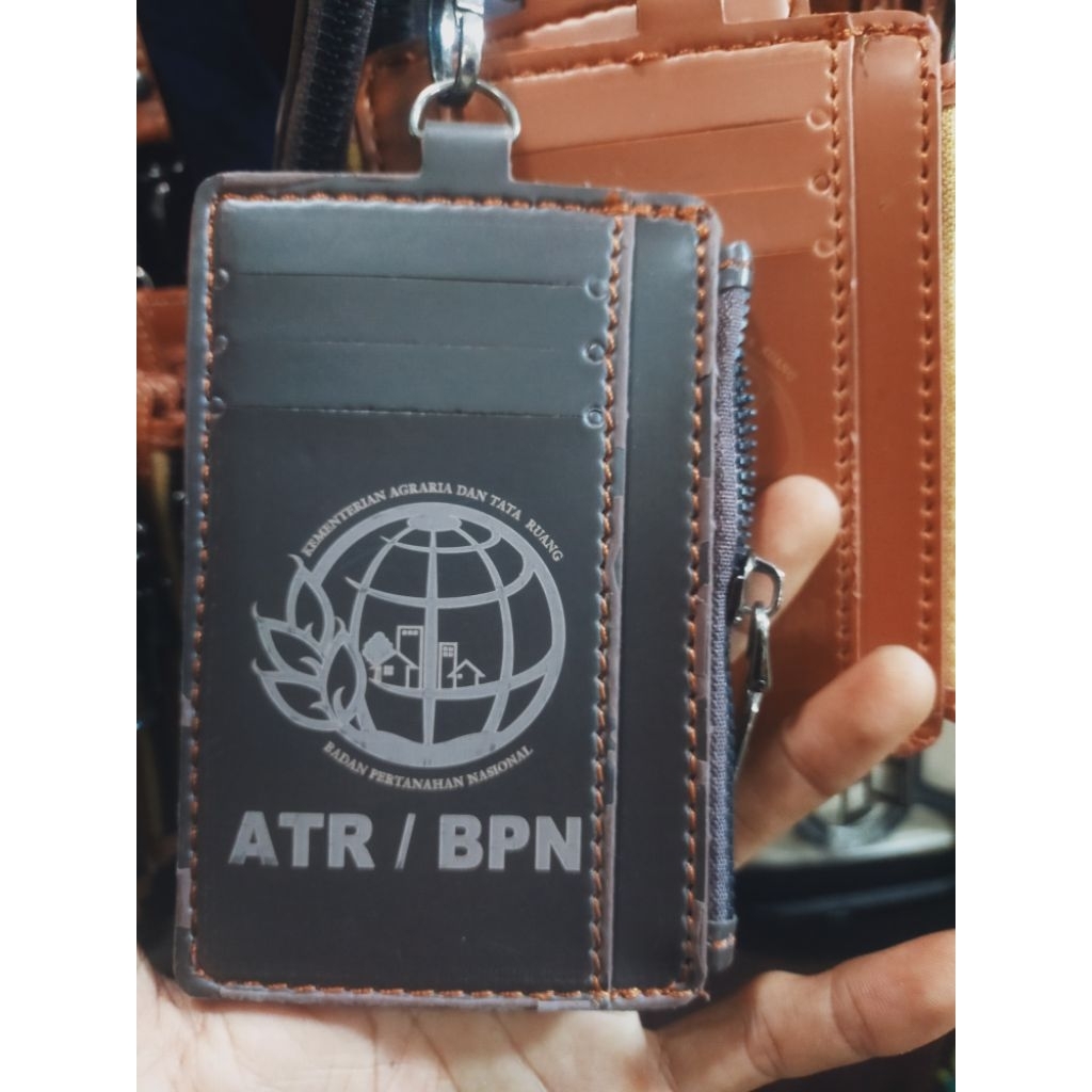 Lanyard id card ATR/BPN gantungan+dompet id card ATR BPN berkualitas tinggi